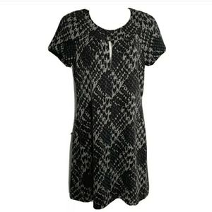 Trina Turk Dress Mixed Print Soft Knit Size 2